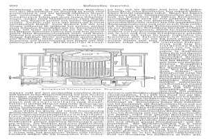 Ein detailliertes Auto-Motor-Schema mit beschrifteten Komponenten, einschließlich Kolben und Ventilen, mit der Beschriftung "Deutsches Patent 890,000,000 - Motor-Schemata".